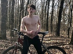 Wild teen adventure on a bicycle! 1 - Ride. 2 - Hot load! / Massive cock