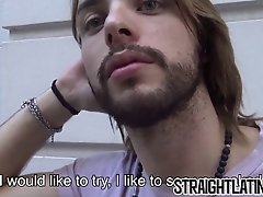 mouth-watering Latino turning homo after his first man to man fucky-fucky