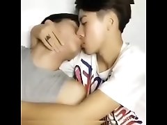 Cute Indian guys kissing each other