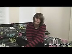 Gay solo emo movie Hot emo boy Mikey Red has never done porn before!