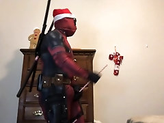 'Deadpool Humps & Whacks Off X-mas Tree & Other Decorations'