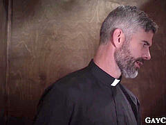 Gay priest, homosexual, oral pleasure