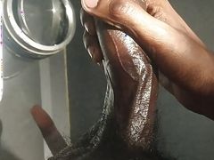 Strocking My Huge Cock