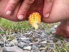 Corn in my asspussy