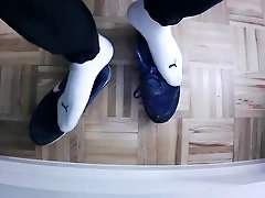 Caught on Camera Under the Desk: Wild Gay Sock Action!
