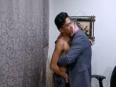 Jap guy Jude satiates his fetching boss in a office