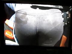 Emma Stone's butt cum tribute (a double feature)