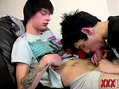goth emo euro twinks loves sloppy blowjob and tough rectal