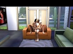 Twink love-seat loving in the Sims 4