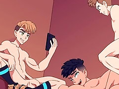 Yaoi manga porn comes to life in steamy animated action!